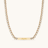 Tennis Name Necklace