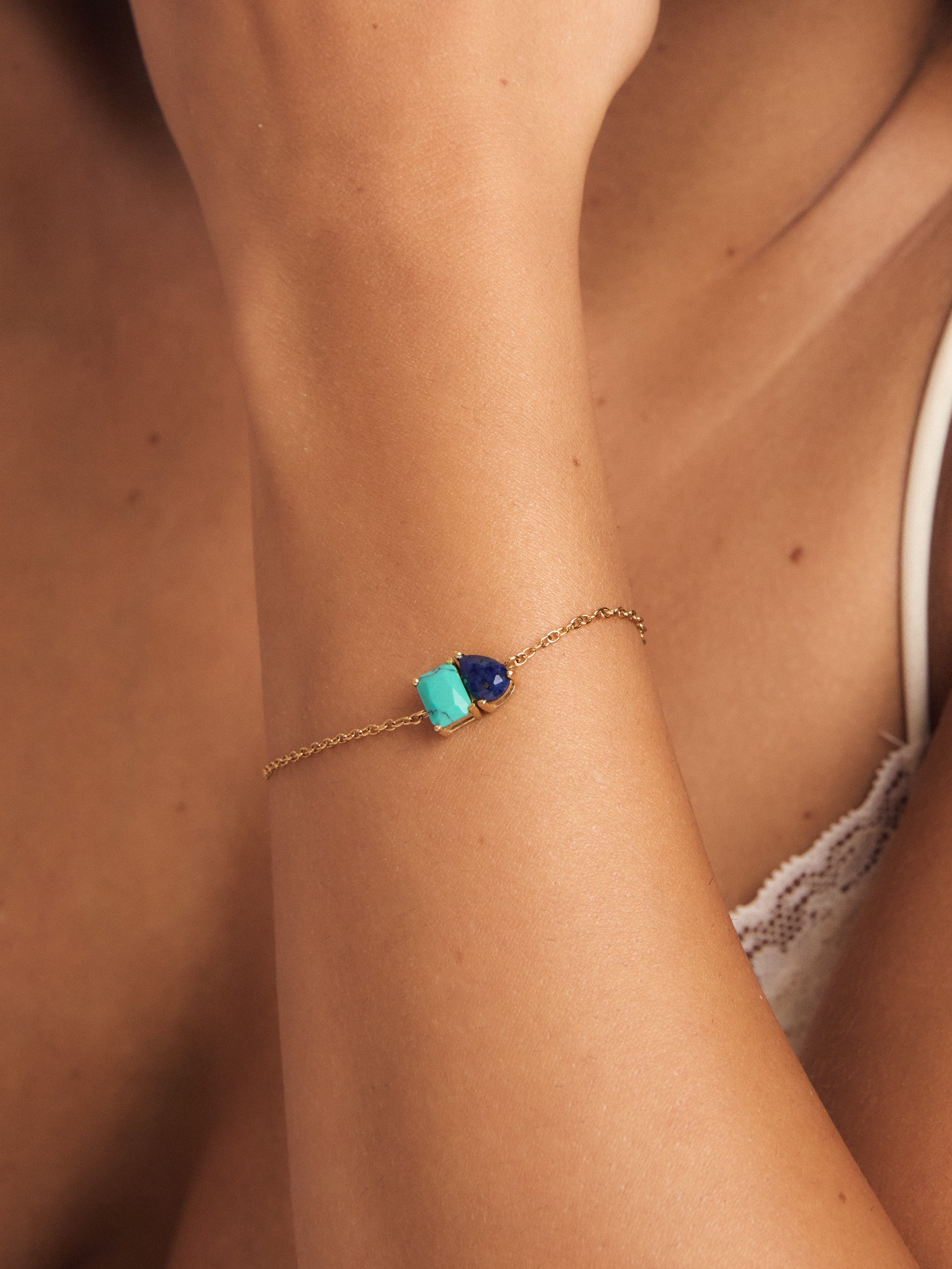 Toi Et Moi Gemstone Bracelet