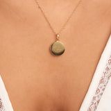 Handwriting Round Necklace
