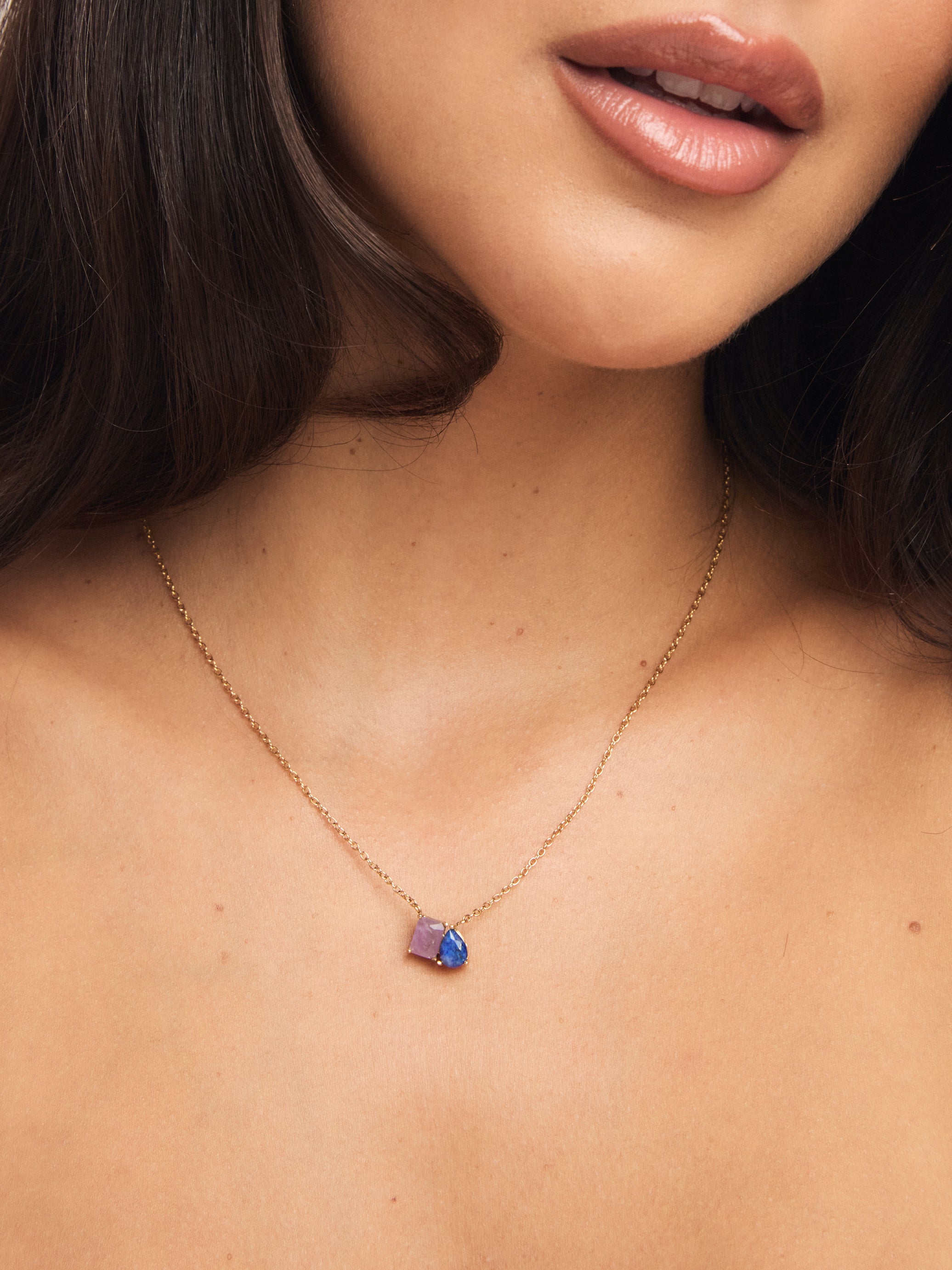 Toi Et Moi Gemstone Necklace