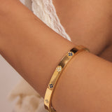 Eloise Birthstone Bangle