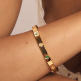 Eloise Birthstone Bangle