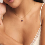 Collier pierre fine Pia