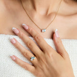 Elara Birthstone Necklace