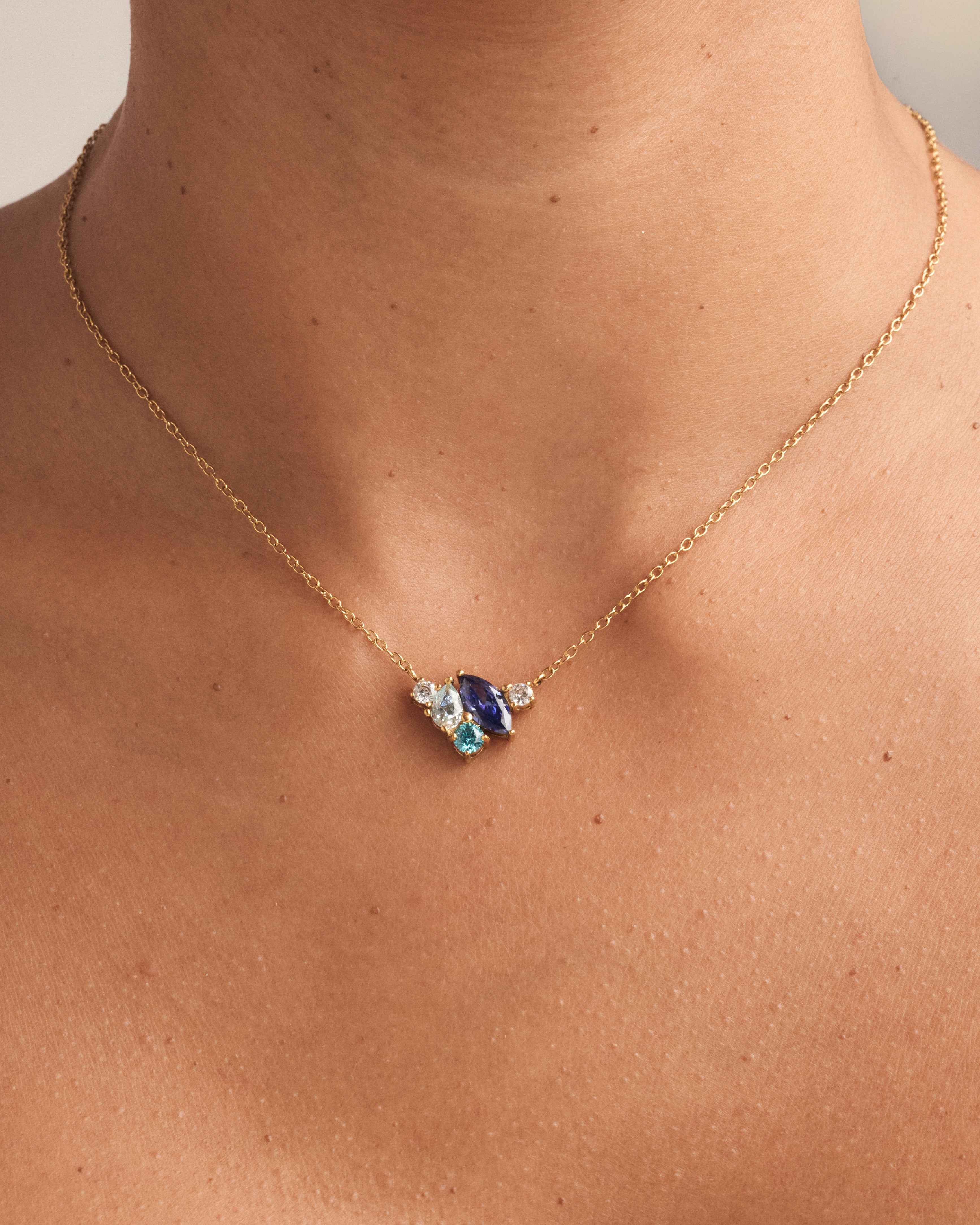 Zia Birthstone Necklace