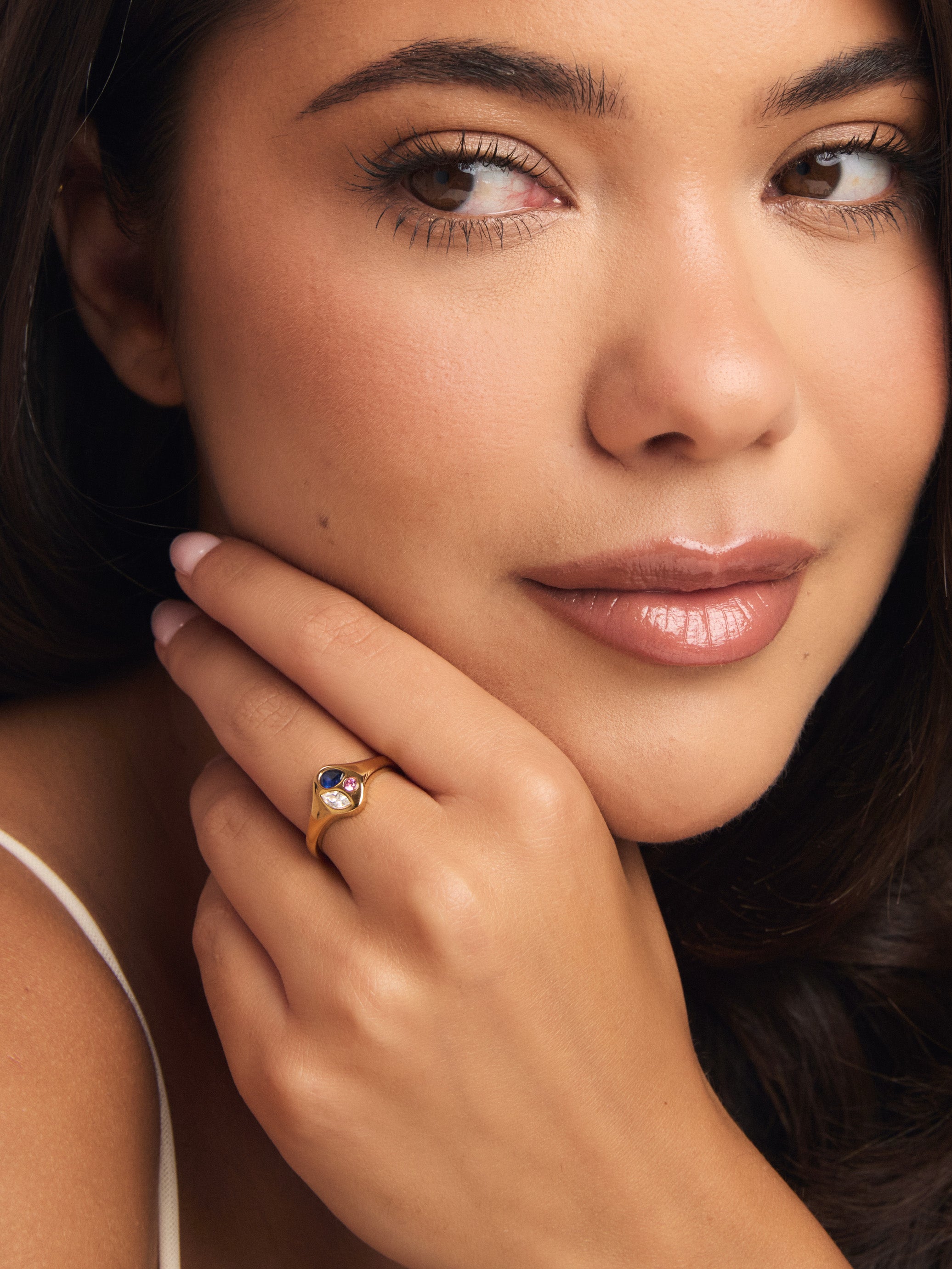 Birthstone Signet Ring