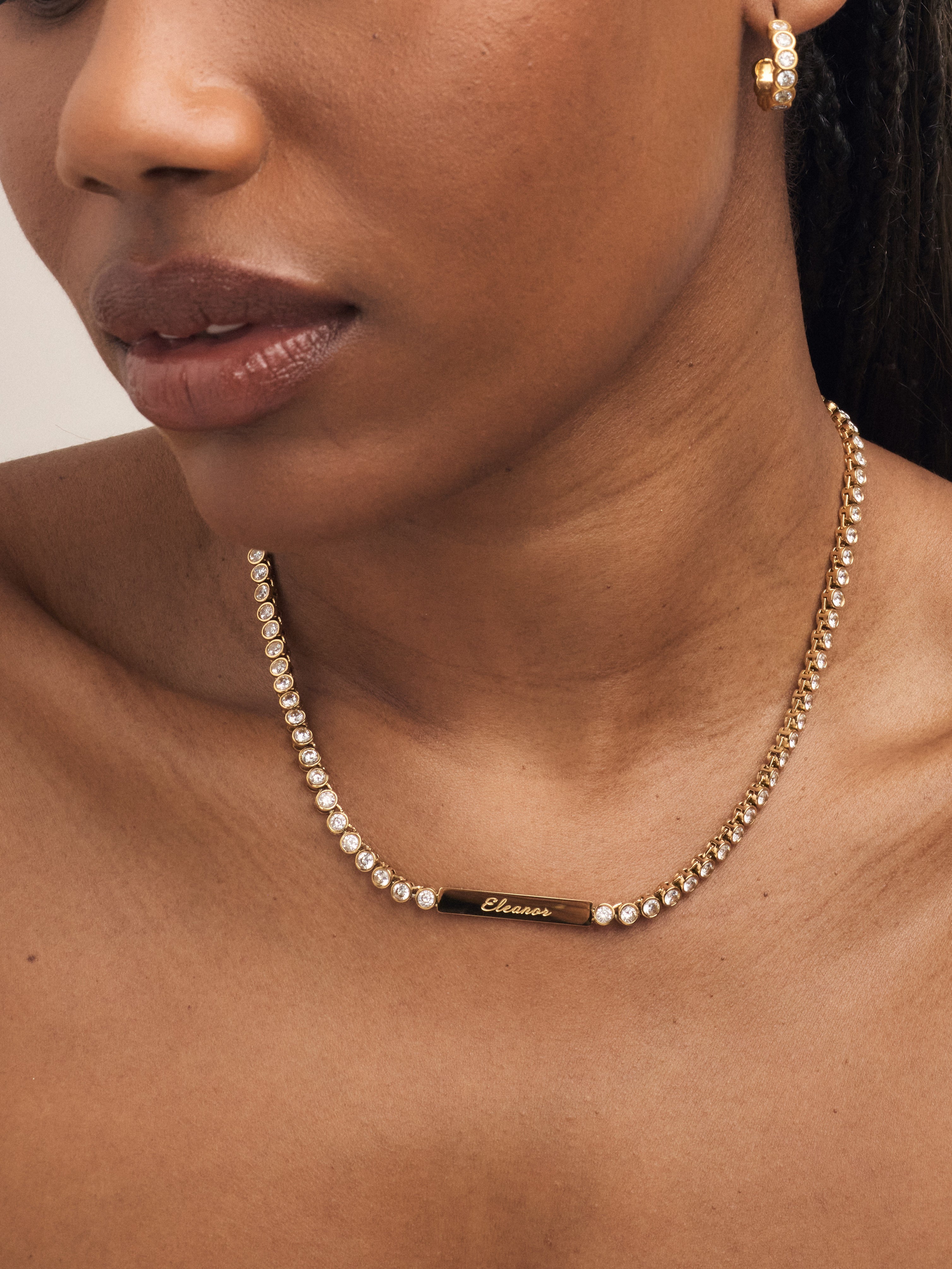 Tennis Name Necklace