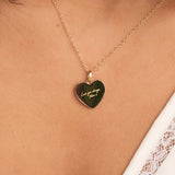 Handwriting Heart Necklace