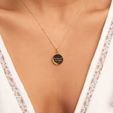 Handwriting Round Necklace