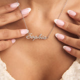 Pavé Signature Name Necklace