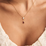 Elena Birthstone Necklace