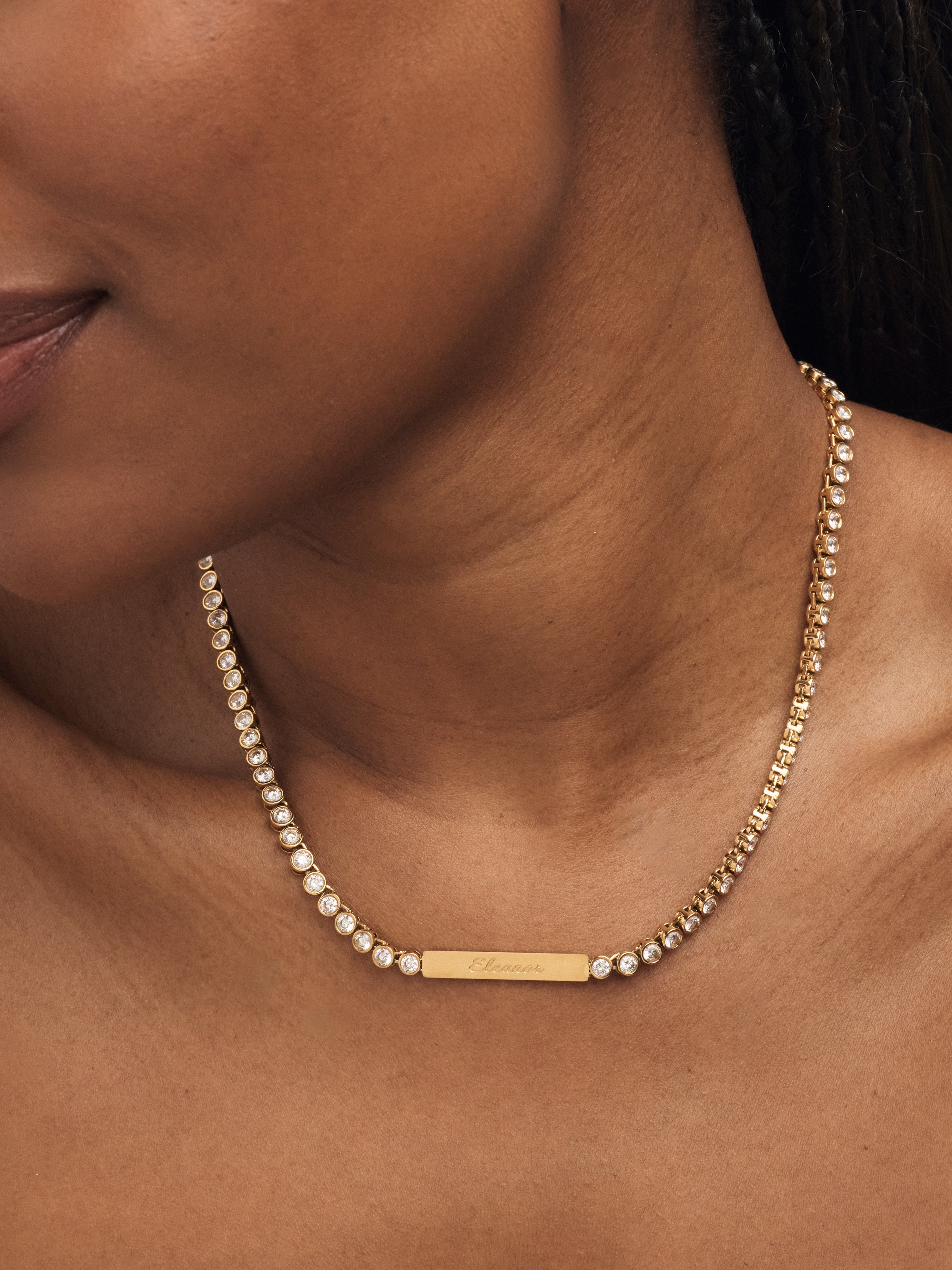 Tennis Name Necklace