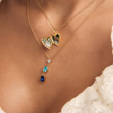 Heart Double Photo Locket Necklace