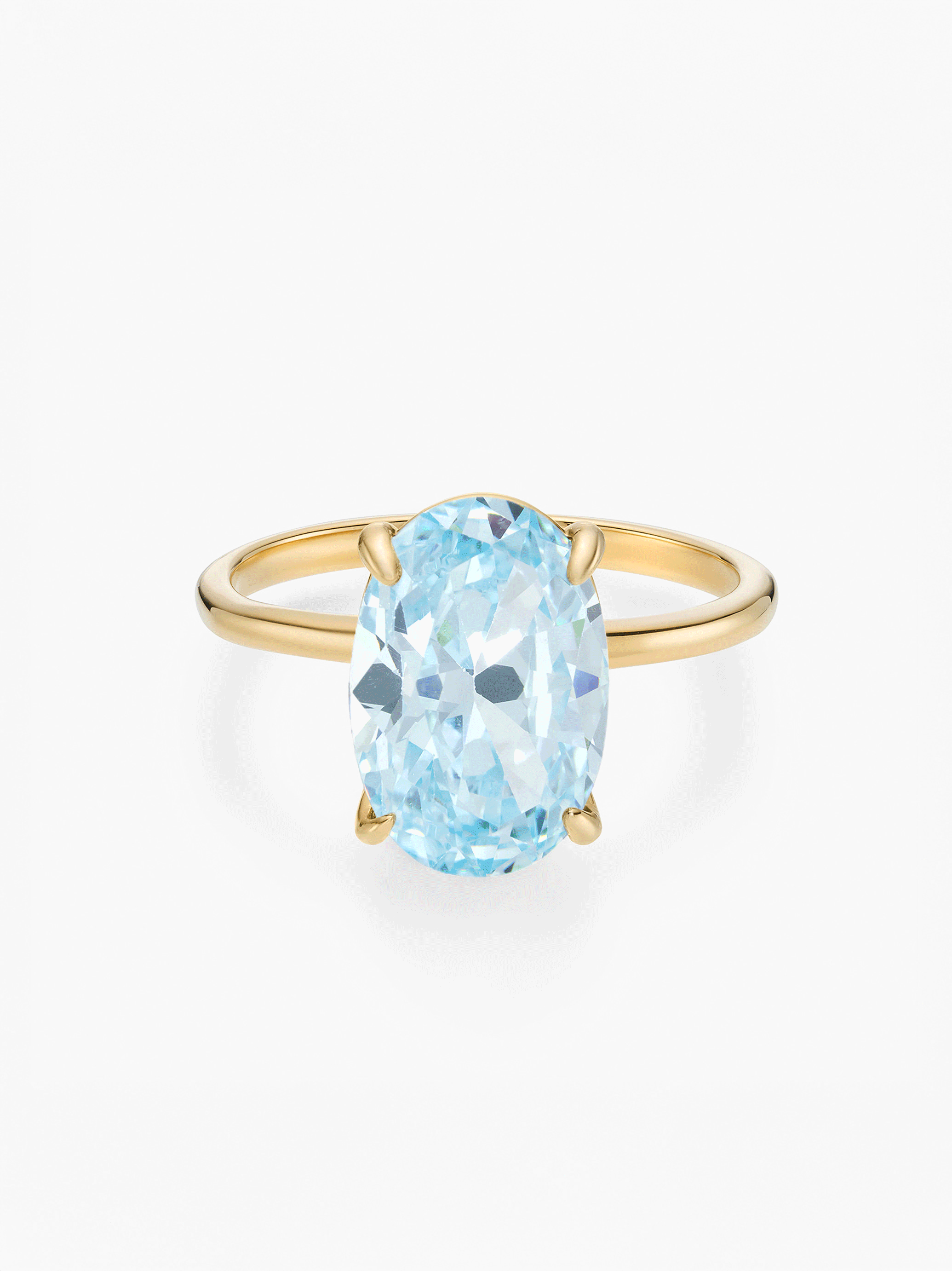 Aura Birthstone Ring – Indigo Lune