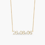 Pavé Date Necklace