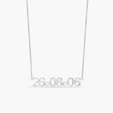 Pavé Date Necklace