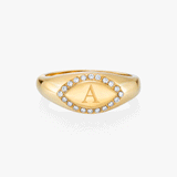 Initial Signet Ring