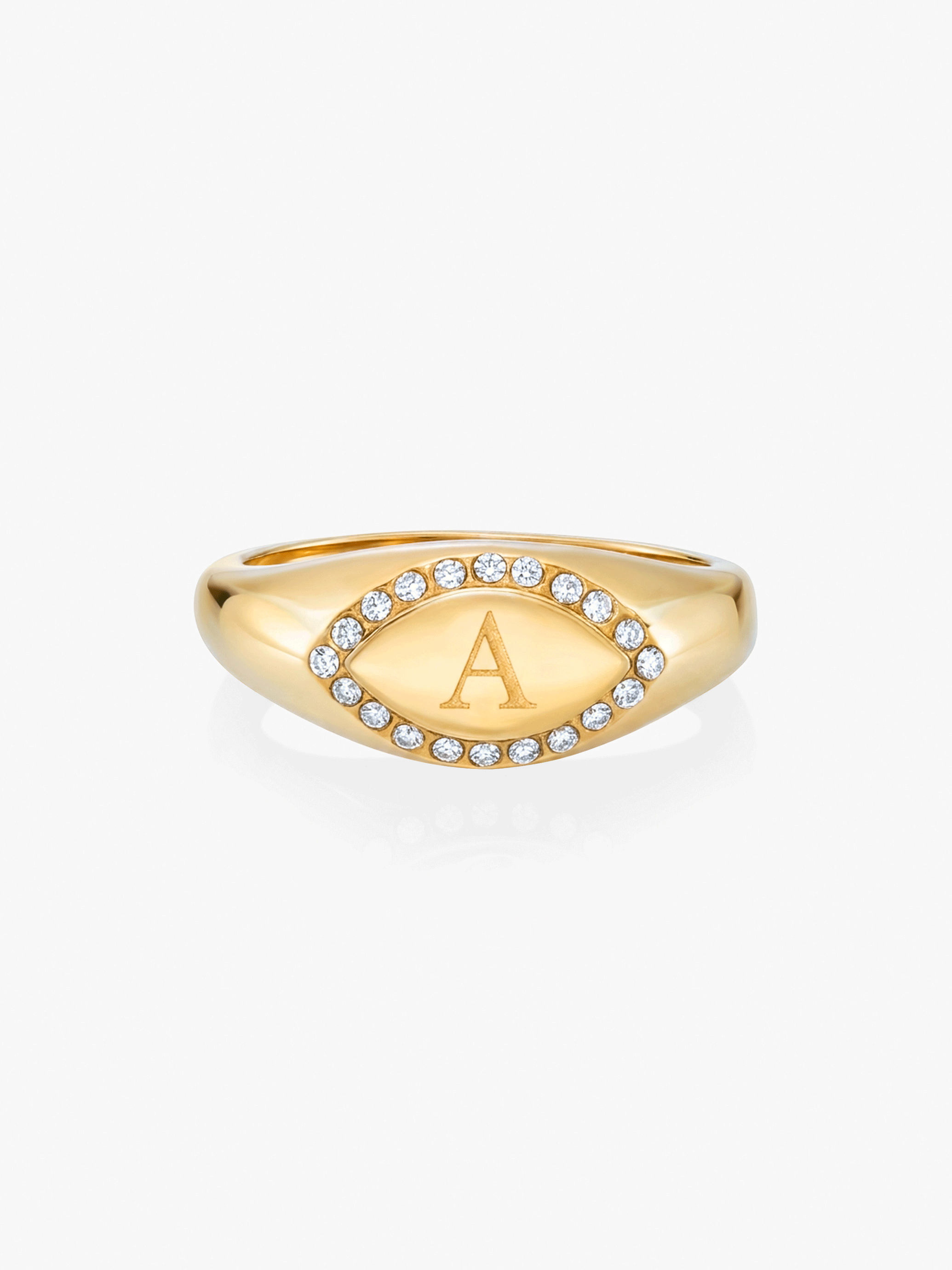 Initial Signet Ring