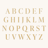 Birthstone Initial Necklace