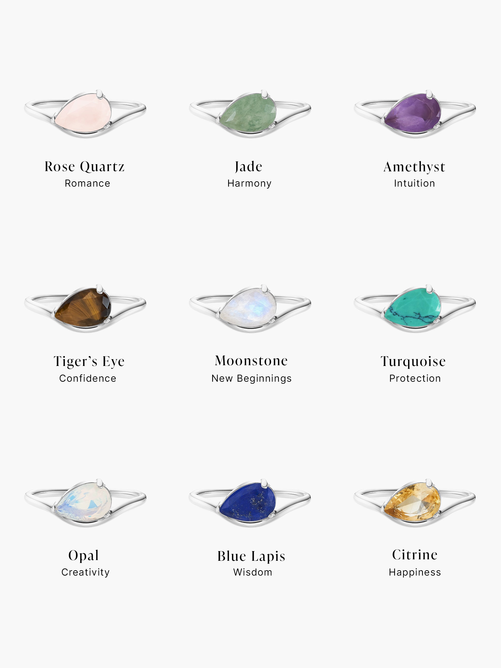 Pia Gemstone Ring