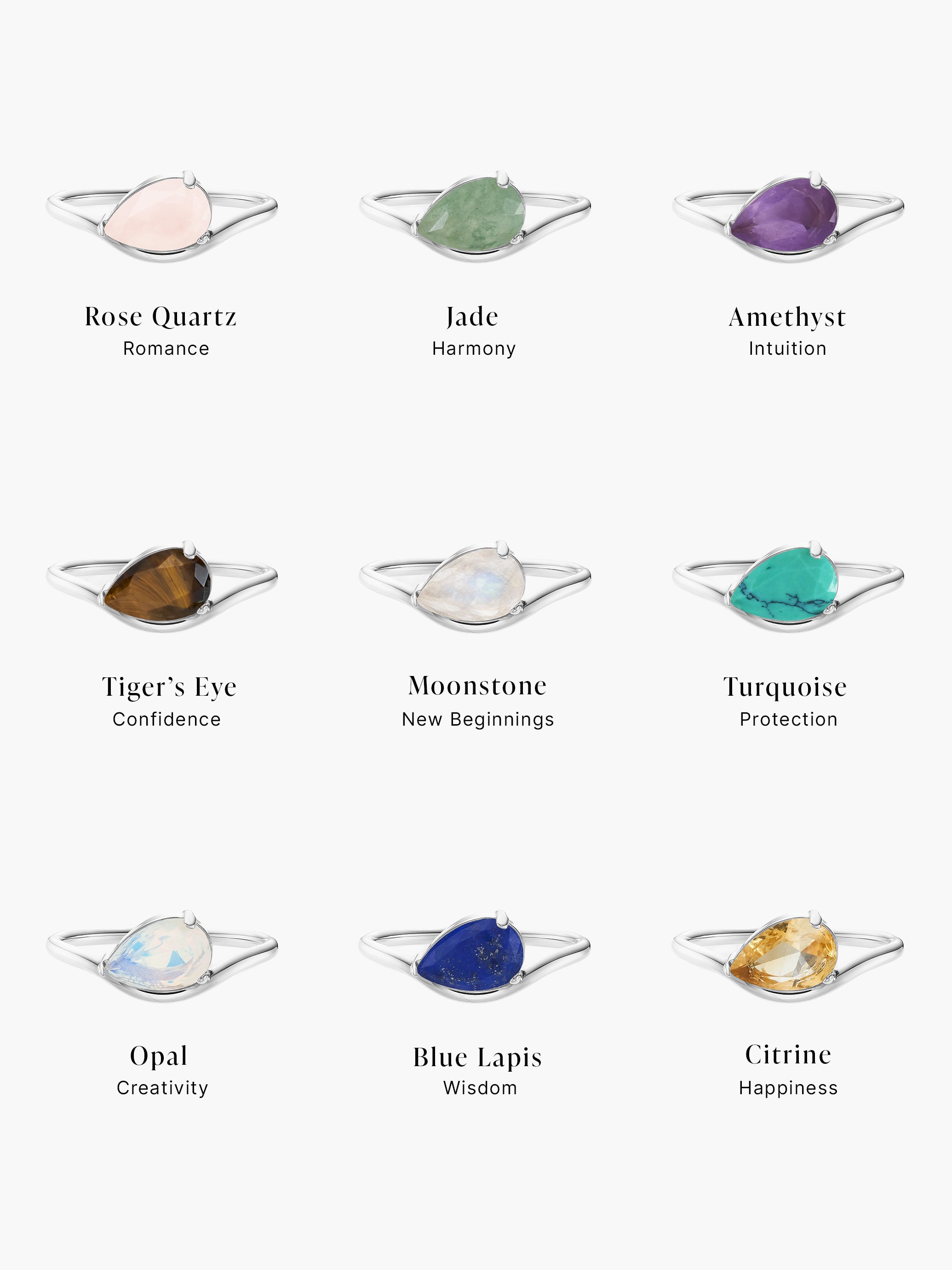 Pia Gemstone Ring