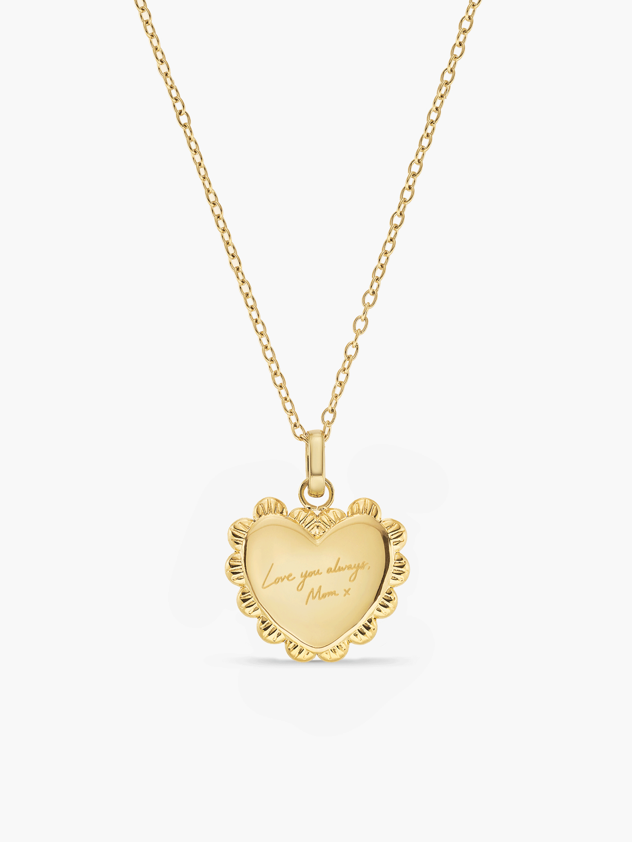Sorella Heart Handwriting Necklace