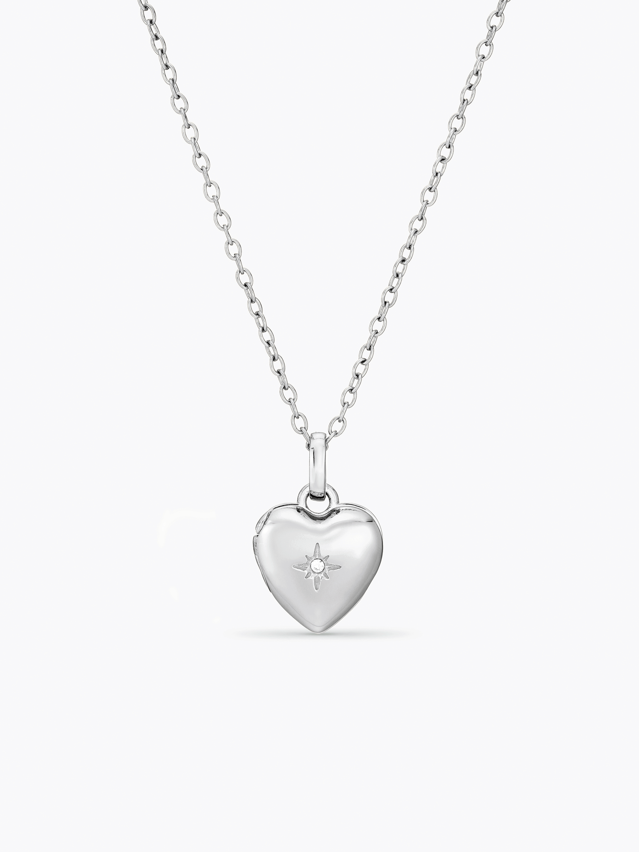 Star Double Photo Locket Necklace