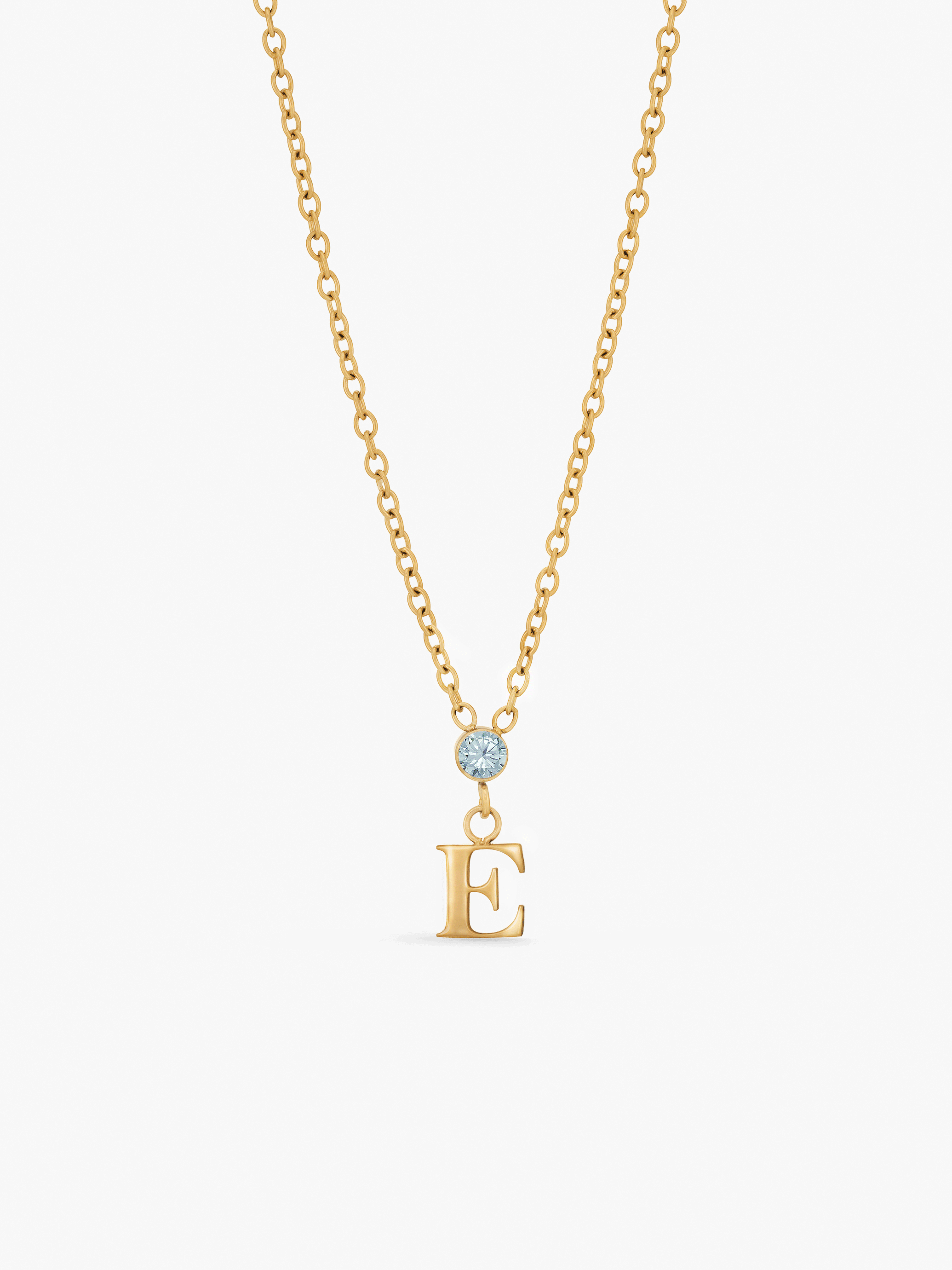 Ayana Birthstone Initial Necklace