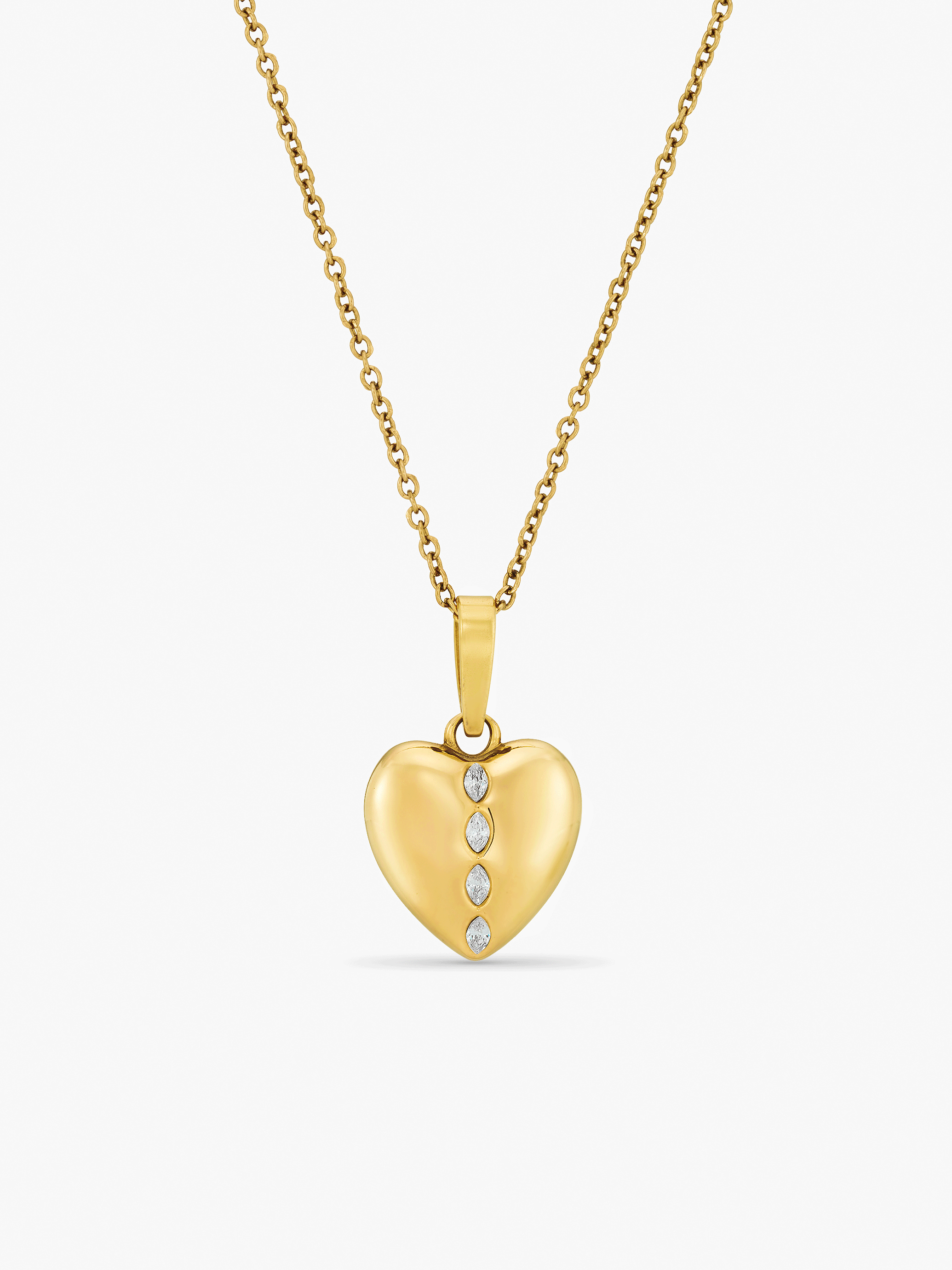 Heart Initial Necklace