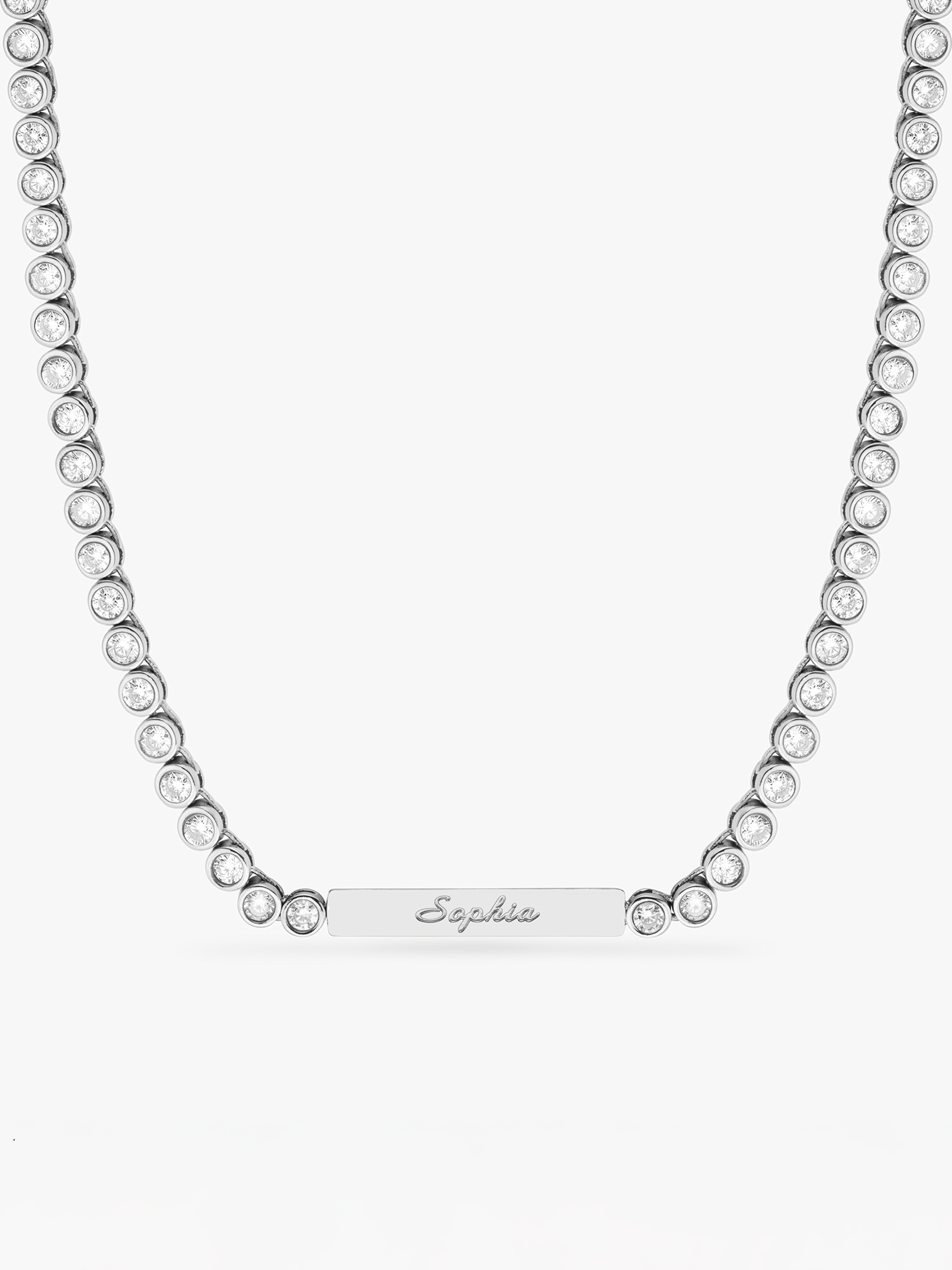 Tennis Name Necklace