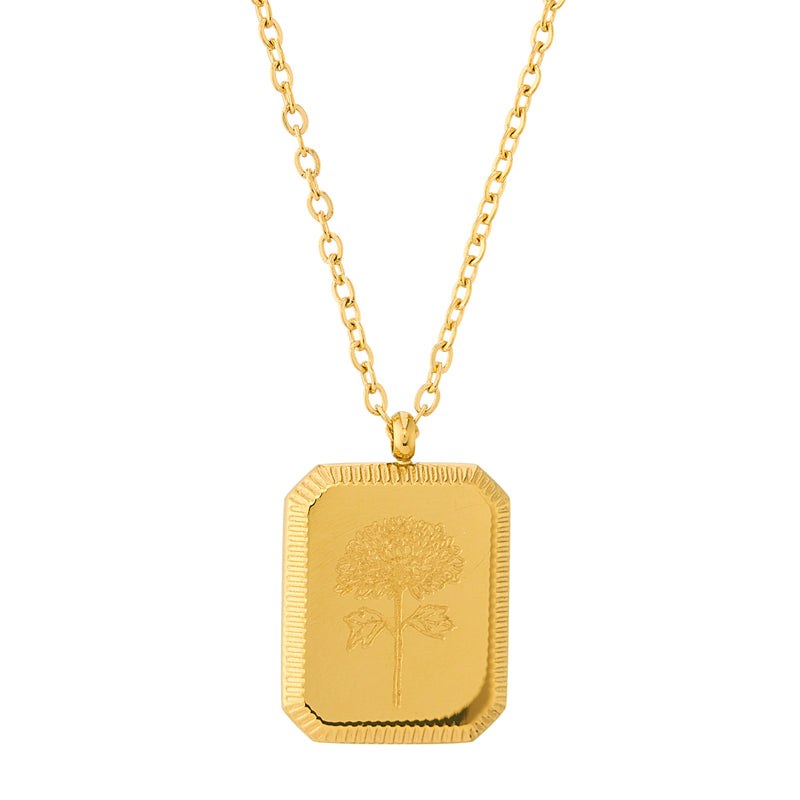 Priscilla Birth Flower Necklace