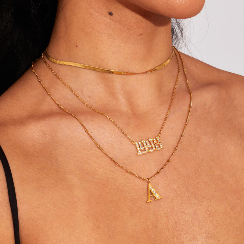 Ava Birth Year Necklace