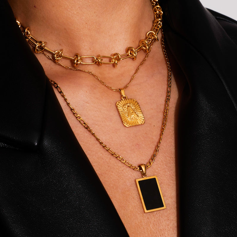 Flare Initial Necklace