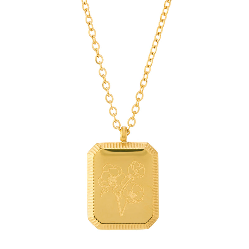 Priscilla Birth Flower Necklace