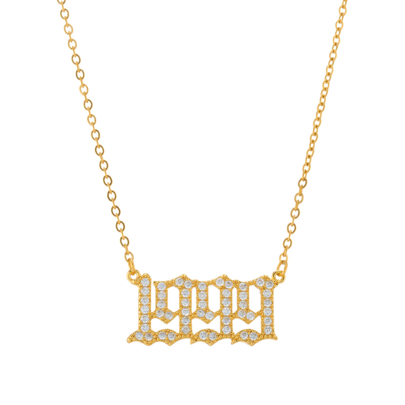Ava Birth Year Necklace