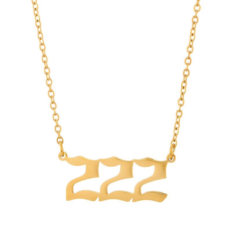 Alba Angel Number Necklace