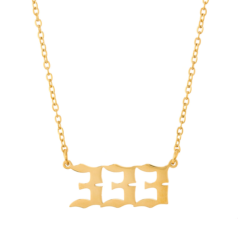Alba Angel Number Necklace